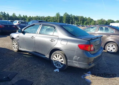 2010 Toyota Corolla S from USA, damaged, VIN 2T1BU4EE7AC478786